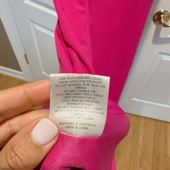 BARIANO Australia Sweetheart Barbie Fuchsia Pink Mermaid Corset Maxi Gown | S - Picture 11 of 13